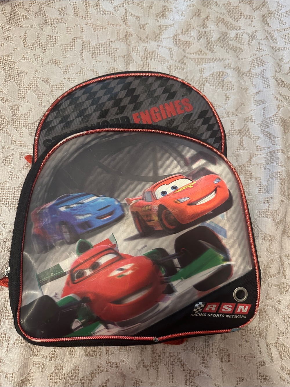 Cars Kids Backpack - Red